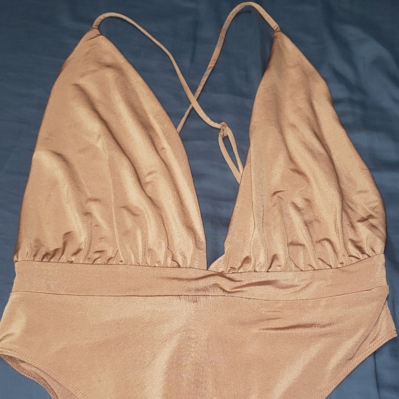 Cross-back Bodysuit - Picture 1 of 4